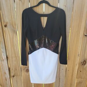 Black and White dress sequins size 4